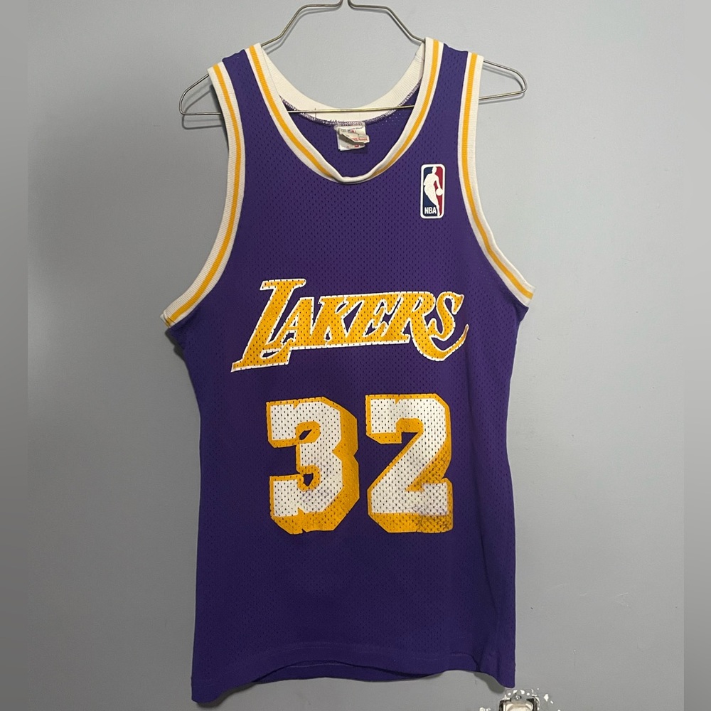 Vintage Ravens Knit Magic Johnson Los Angeles Lakers Jersey